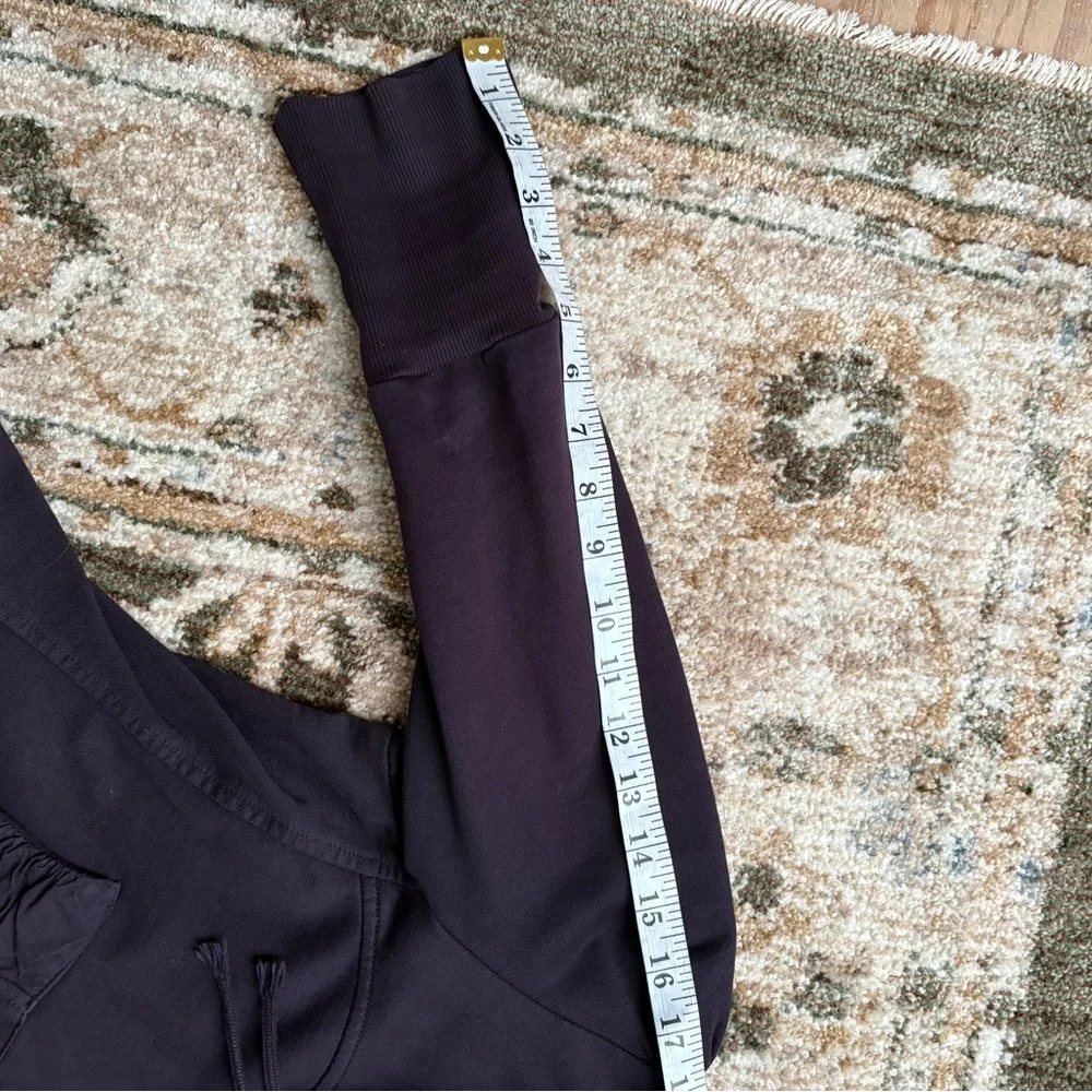 Prairie Underground plum short cloak hoodie sweatshirt XS/S - Picture 14 of 15